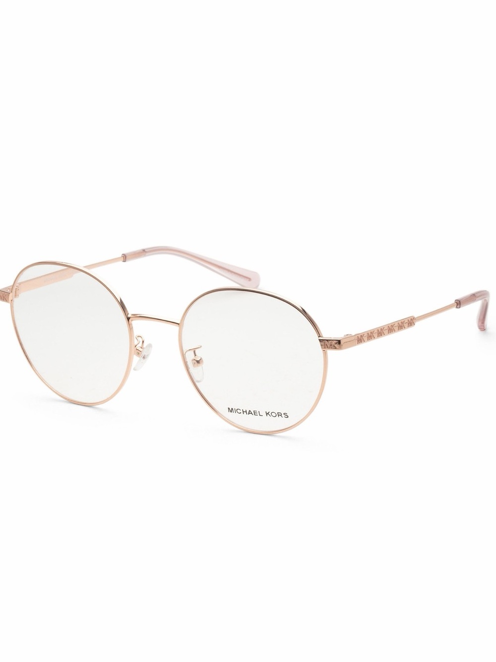 Michael Kors Rose Gold Round Eyeglass Frames MK3055 Genoa 54-20-140